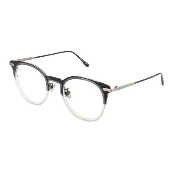 Bottega Veneta Unisex Round/Oval Grey Black Transparent Fashion Designer Eyewear - Picture 1 of 3